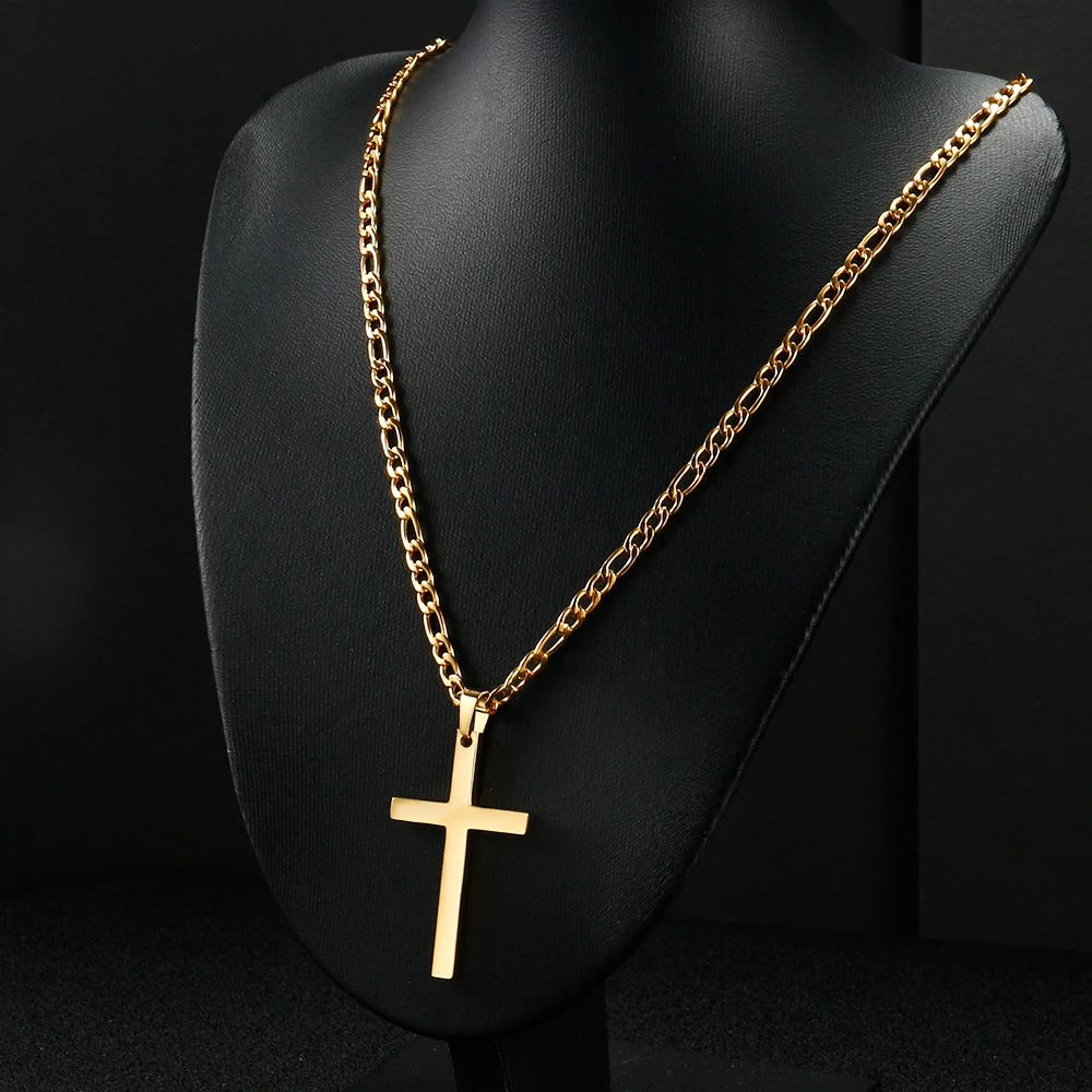 Men's & Women's Steel Cross Chain