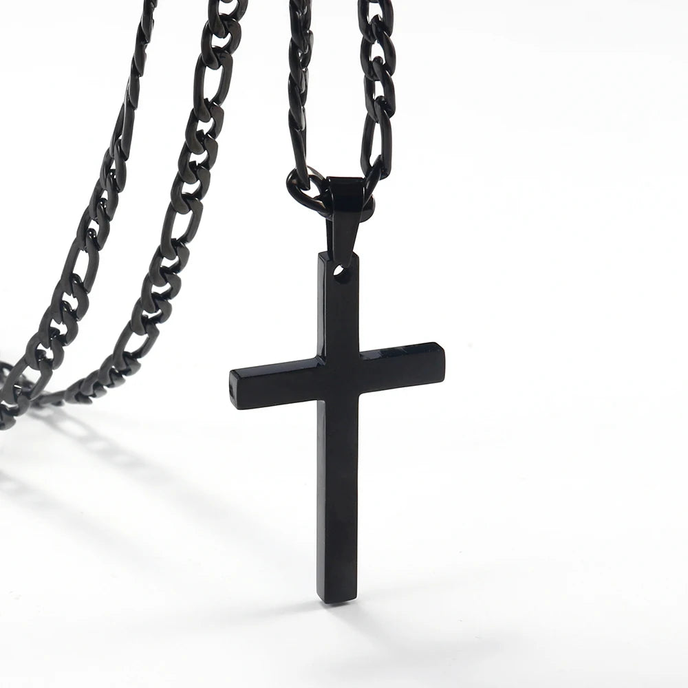 Men's & Women's Steel Cross Chain