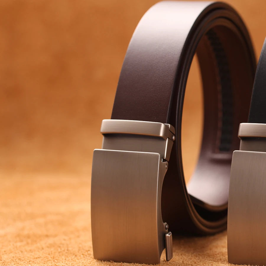 Men's Leather Automatic Belt