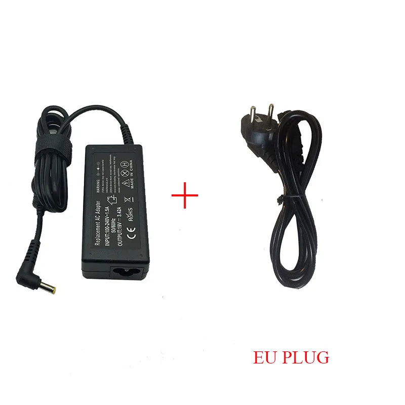 19V 3.42A 65W 5.5*1.7mm AC Laptop Charger For Acer Aspire 5315 5630 5735 5920 5535 5738 6920 6530G 7739Z Power Supply