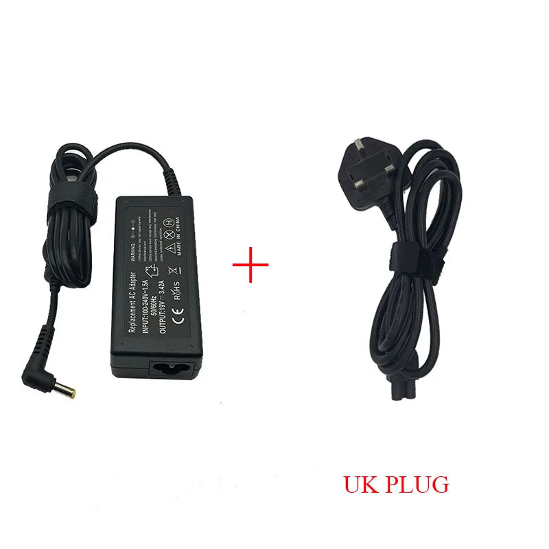 19V 3.42A 65W 5.5*1.7mm AC Laptop Charger For Acer Aspire 5315 5630 5735 5920 5535 5738 6920 6530G 7739Z Power Supply