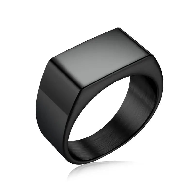 Men's Flat Top Ring