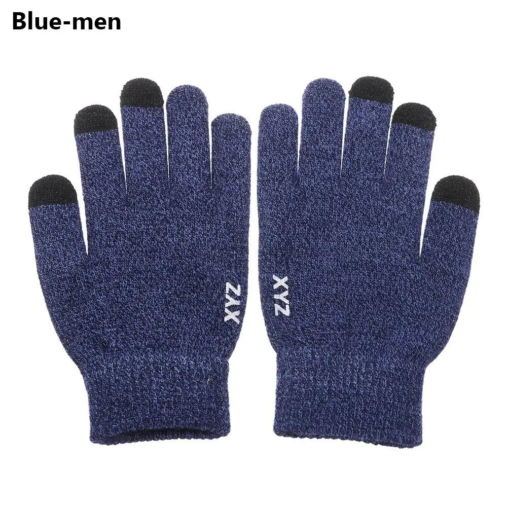 Thick Knitted Gloves For Men & Women, Phone Screen Touch