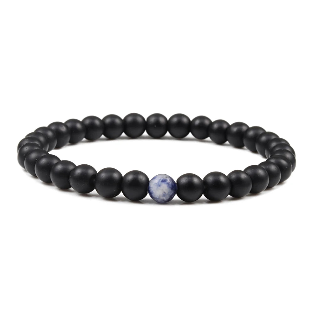 Men's 6mm Stone Bracelet