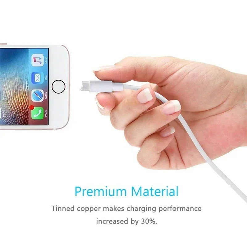 2-3 Meters Phone Cable USB Charger for Apple IPhone