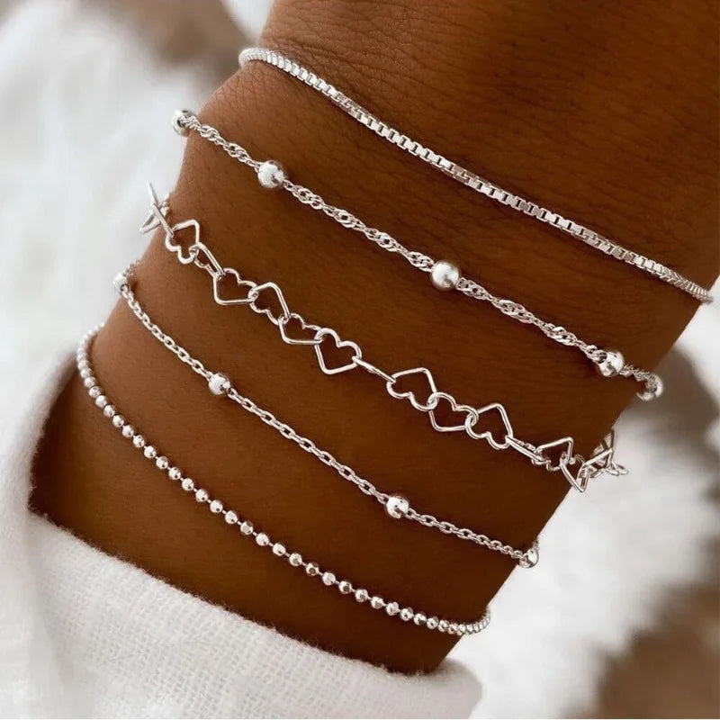 Women's 5-piece Bracelet Set