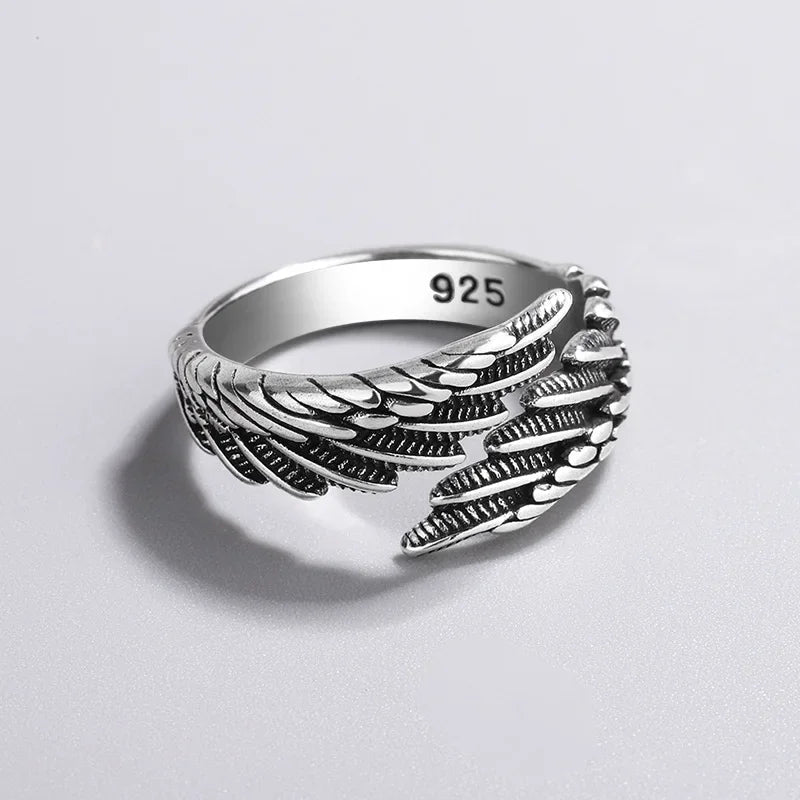 Men's Angel Wings Ring