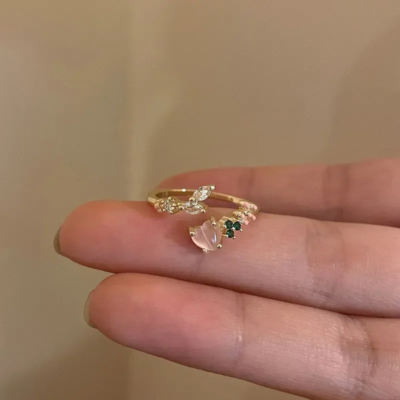 Women's Heart & Snake Finger Rings