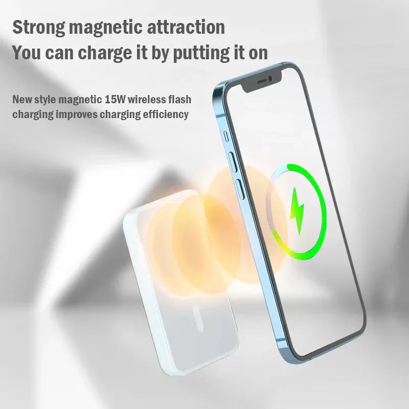 50000mAh 20W Powerbank Magnetic Wireless Fast Charging