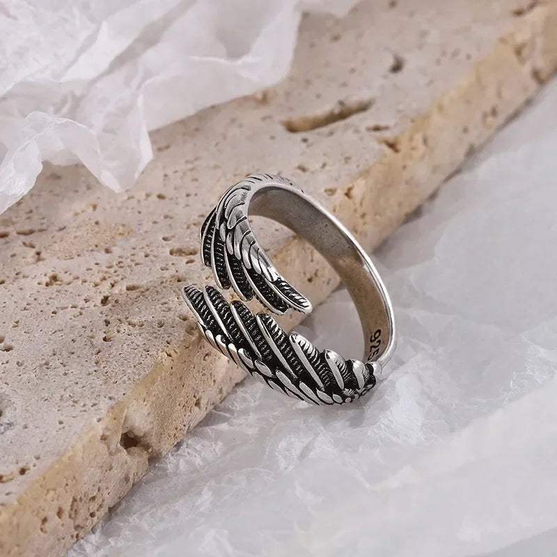 Men's Angel Wings Ring