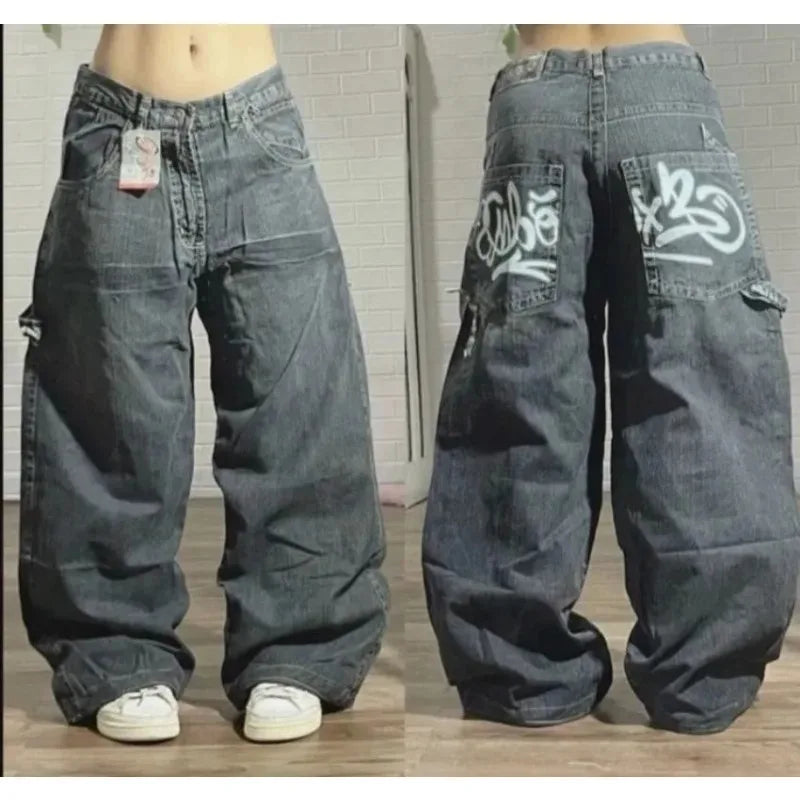 Women's Mid Waist Baggy Jeans