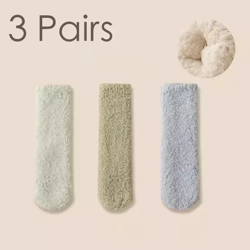 3 Pairs Women's Comfy Socks