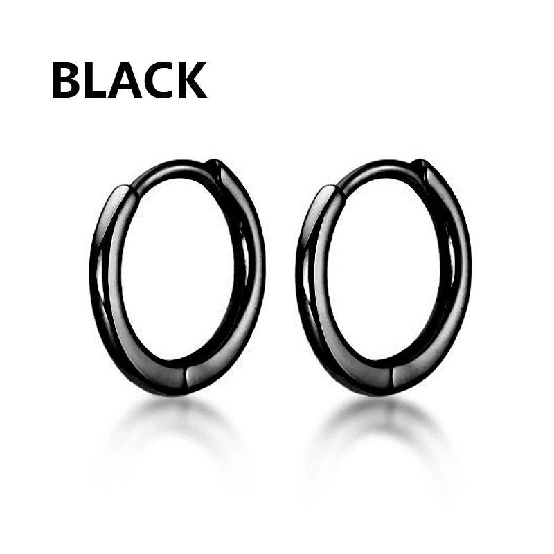 Men's 1 Pairs Stainless Steel Earrings