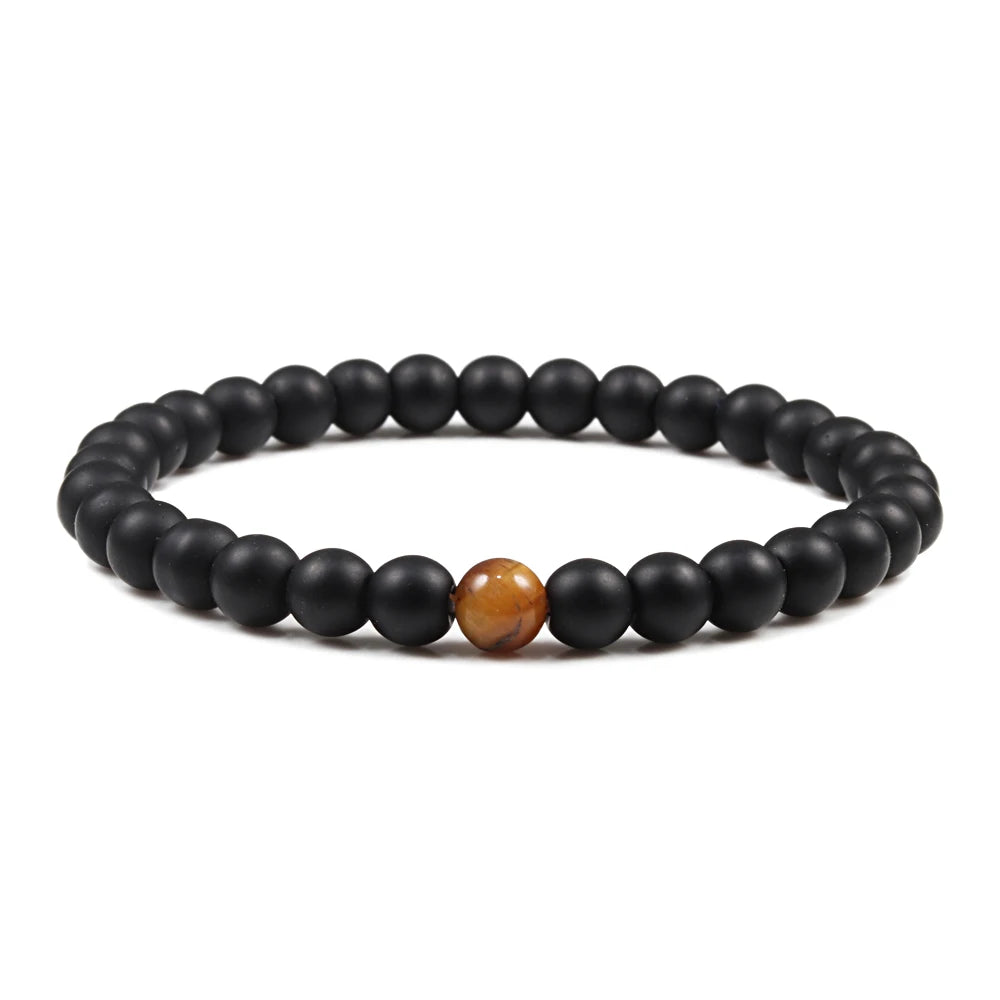 Men's 6mm Stone Bracelet