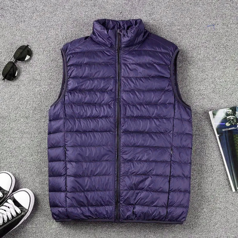 Sleeveless Puffer Vest Men