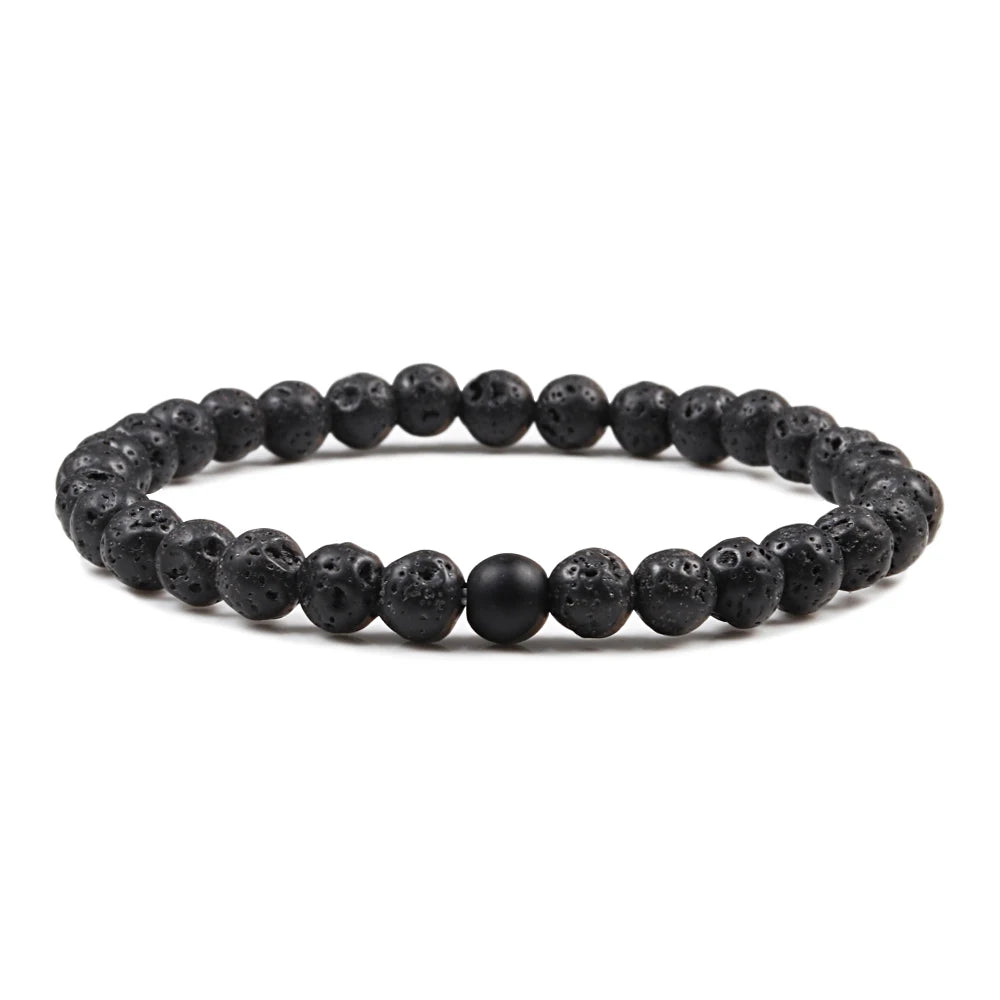 Men's 6mm Stone Bracelet