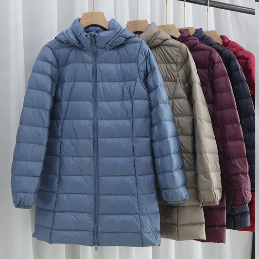 Hooded Puffer Coat Women