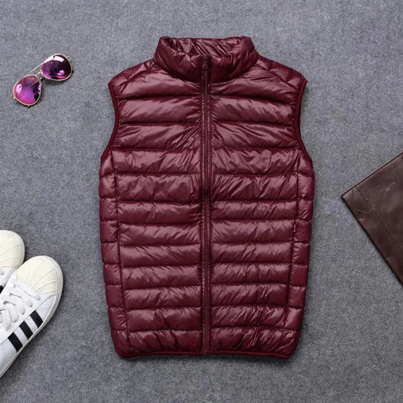 Sleeveless Puffer Vest Men