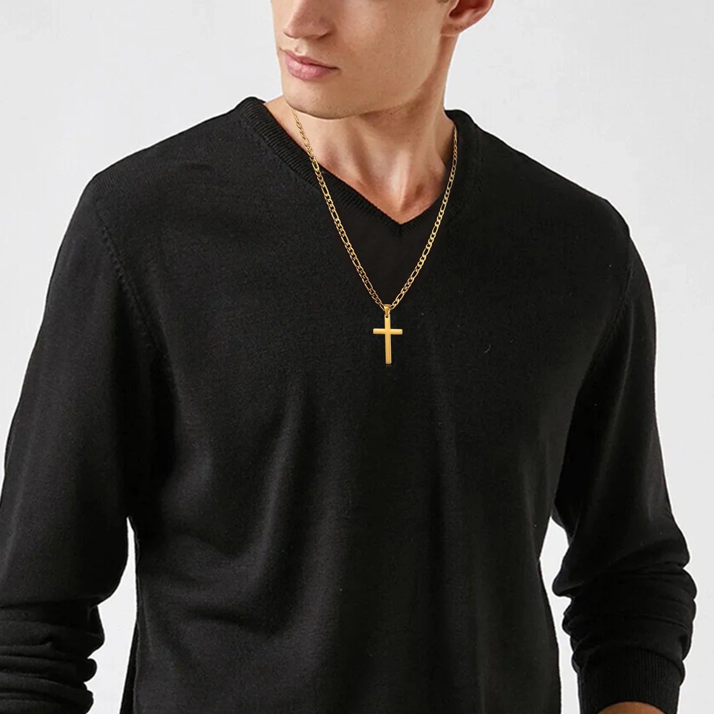 Men's & Women's Steel Cross Chain