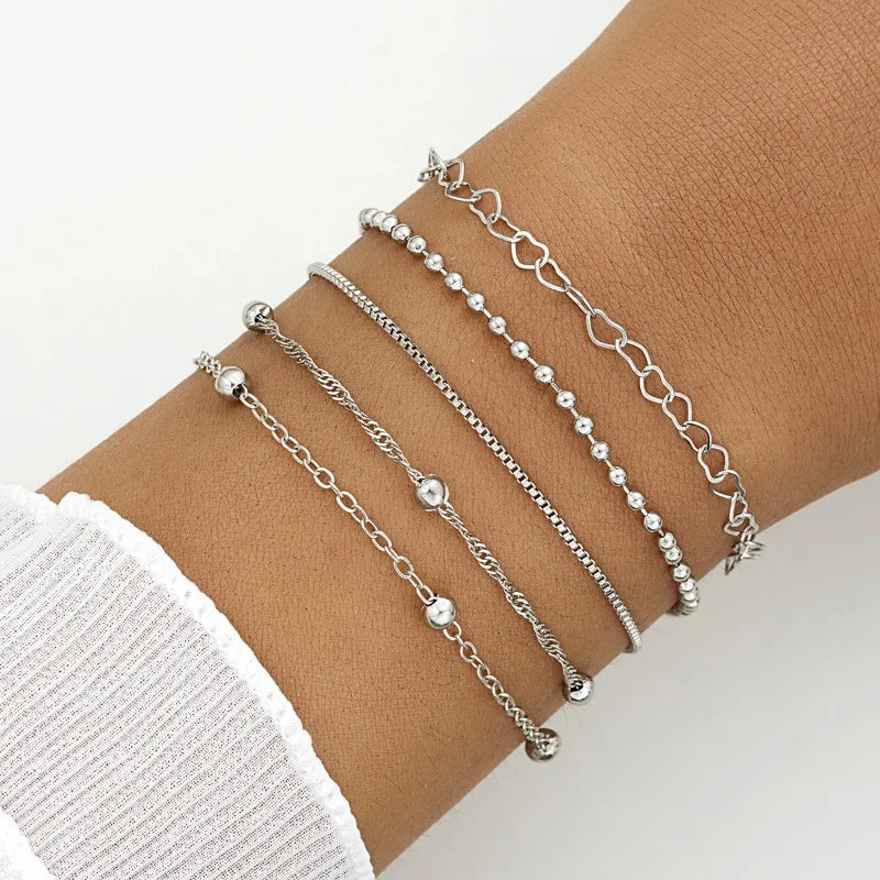 Women's 5-piece Bracelet Set