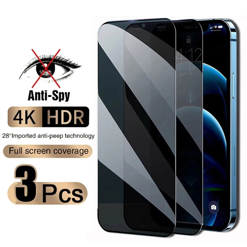 Screen Protector Anti-Spy For iPhone 6 7 8 Plus XS 11 12 13 14 PRO MAX