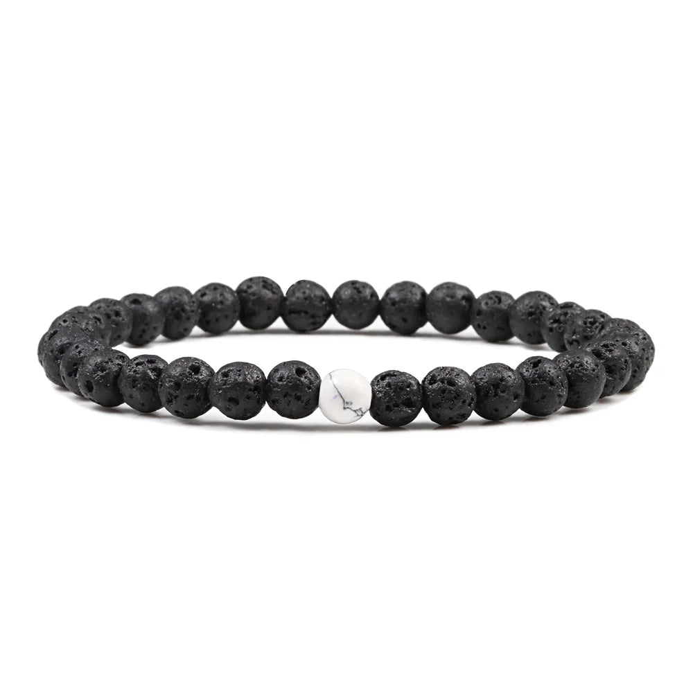 Men's 6mm Stone Bracelet