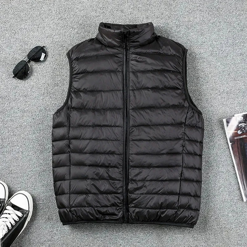 Sleeveless Puffer Vest Men