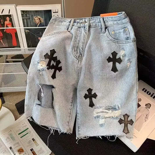 Men's Cross Jean Shorts