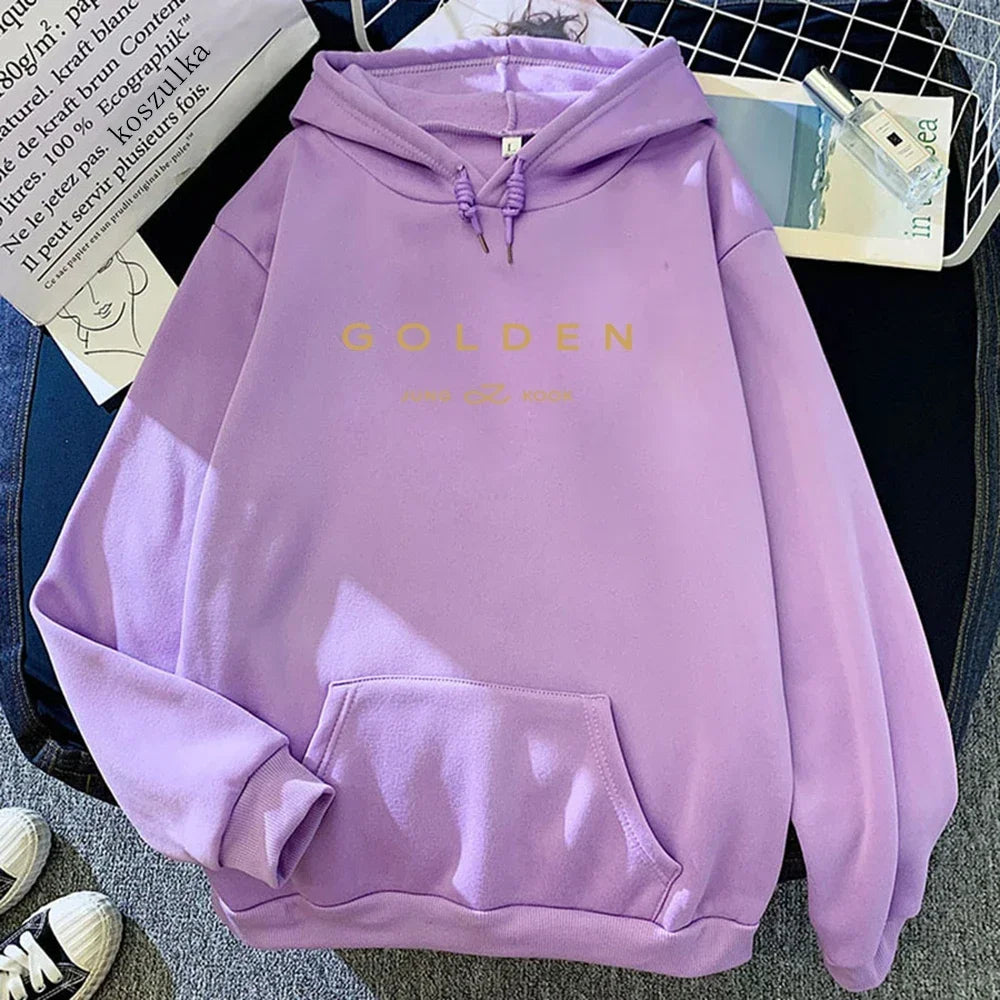 Golden Hoodie Women