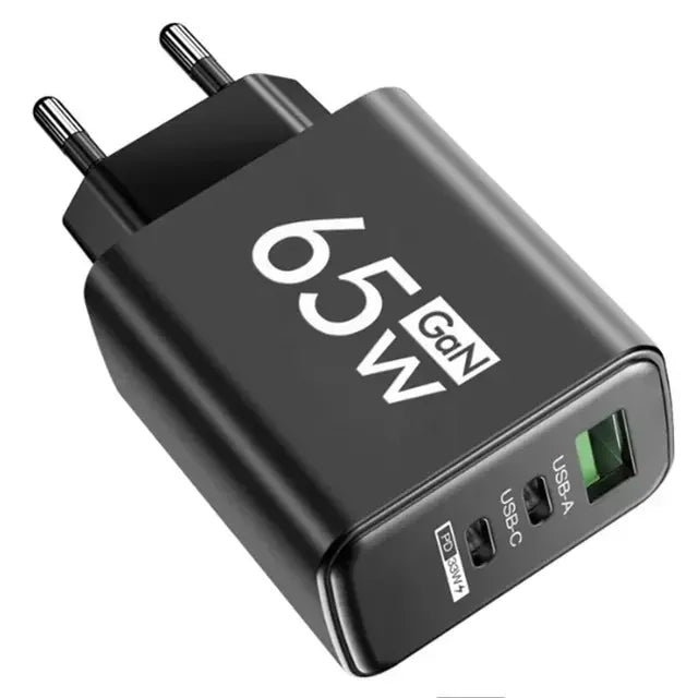 Fast Charging 65W USB Type C Charger PD 3.0