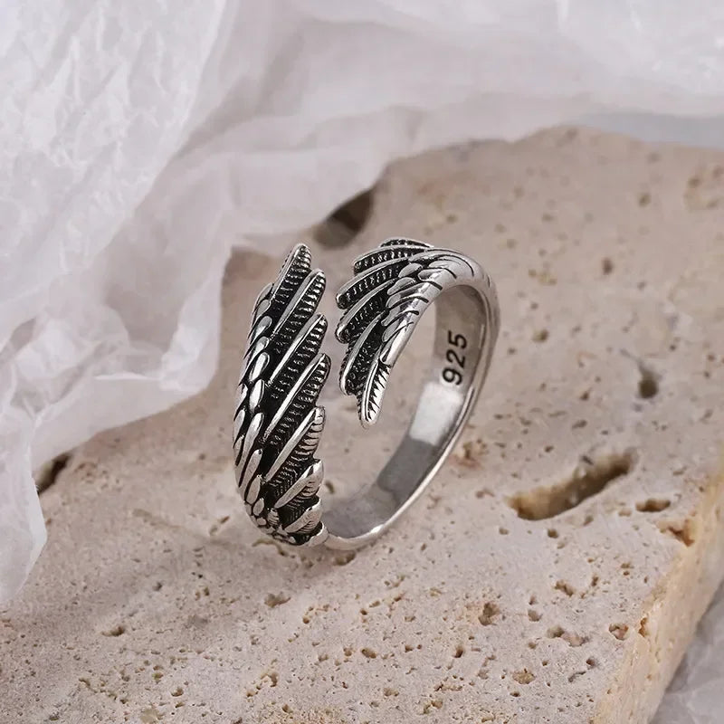 Men's Angel Wings Ring