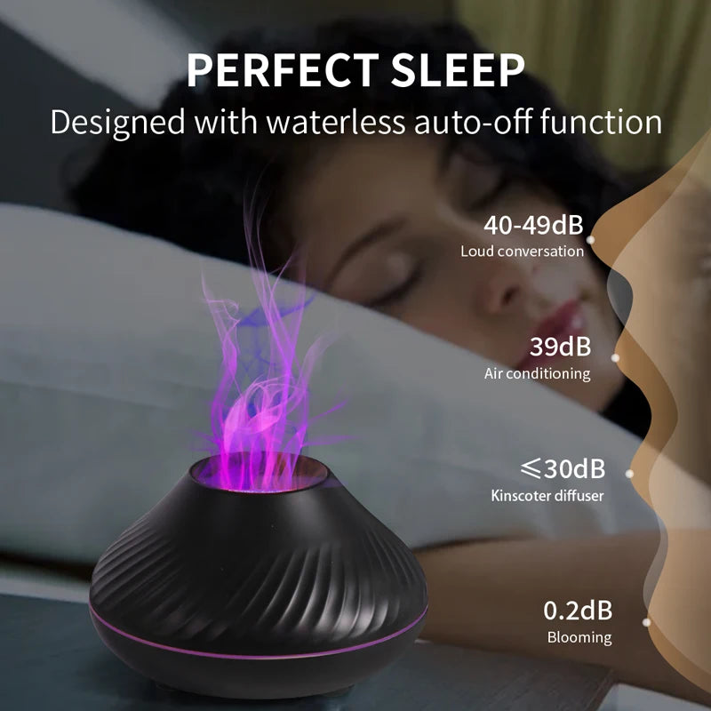 Volcanic Aroma Diffuser 130ml USB Air Humidifier