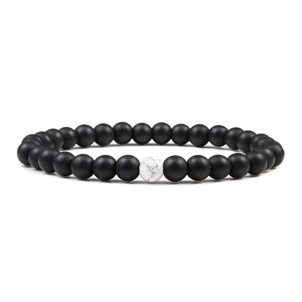 Men's 6mm Stone Bracelet