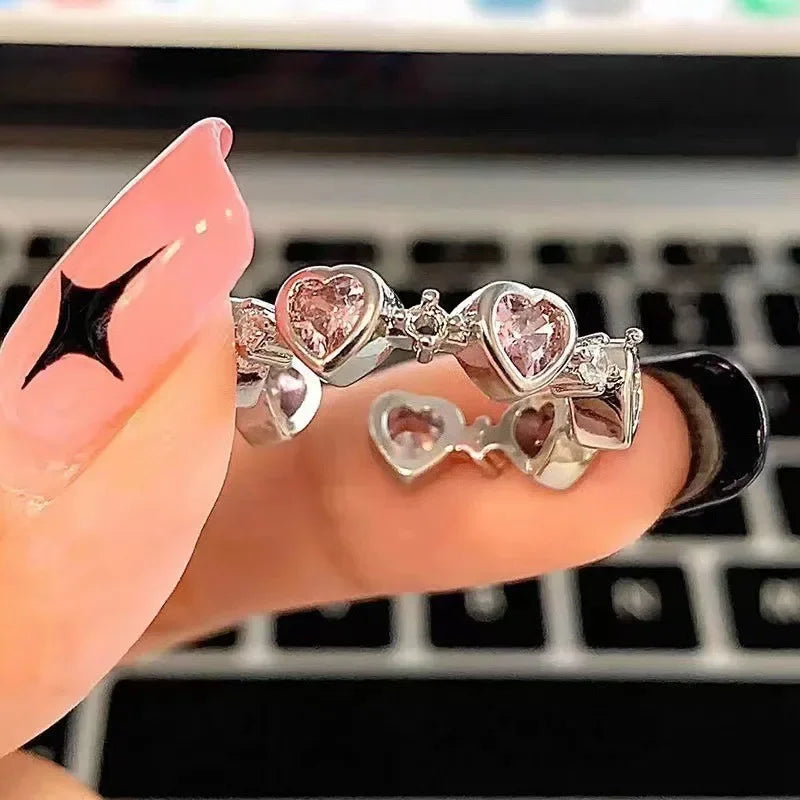 Women's Heart & Snake Finger Rings