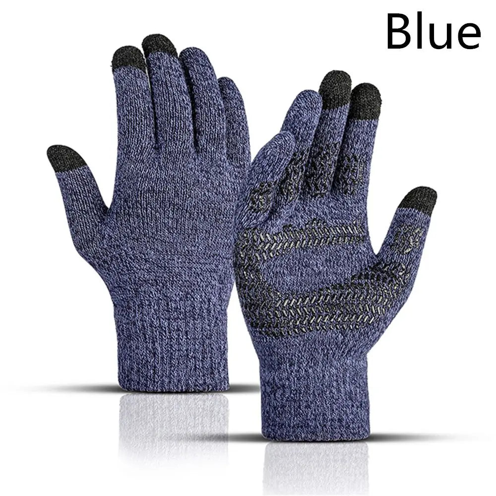 Thick Knitted Gloves For Men & Women, Phone Screen Touch