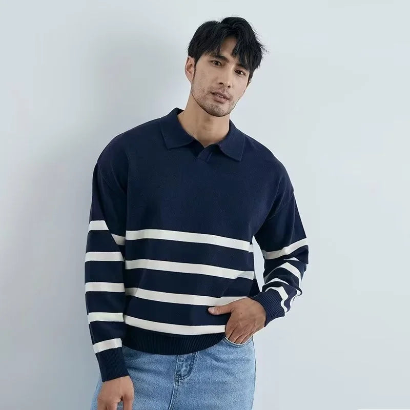 Striped Sweater For Men