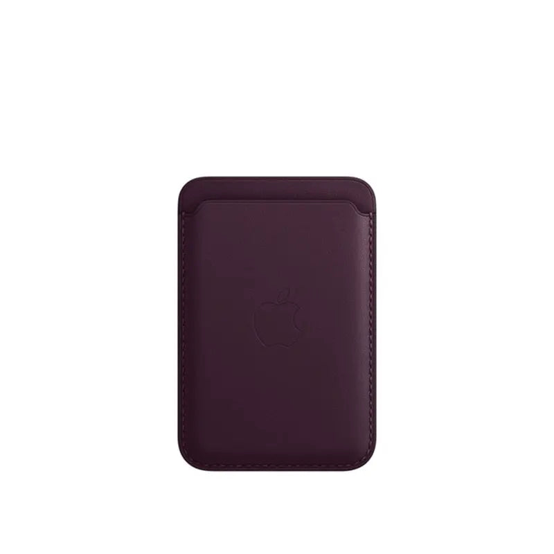 Leather Magsafe Card Holder For iPhone 15 12 13 14 Pro Max Plus Mini