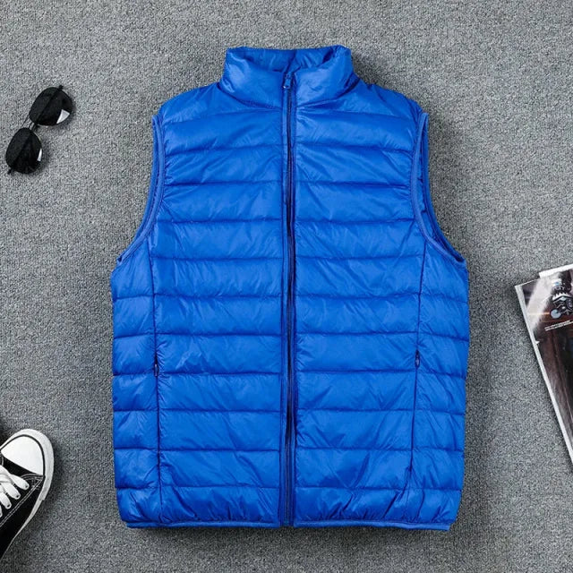 Sleeveless Puffer Vest Men