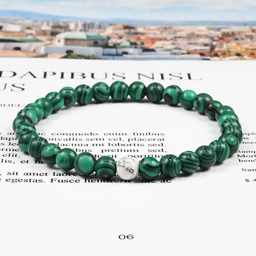 Men's 6mm Stone Bracelet