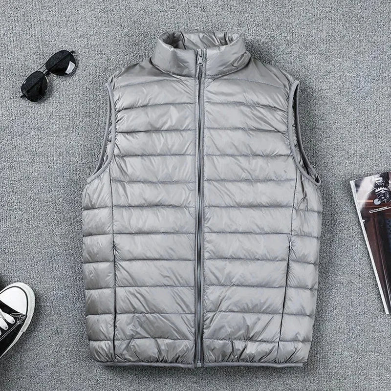 Sleeveless Puffer Vest Men