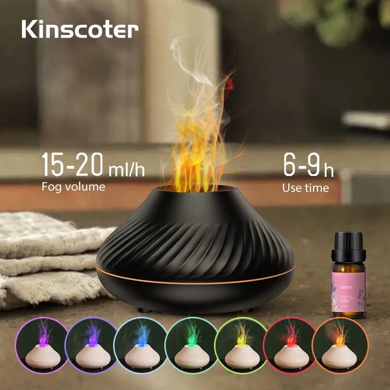 Volcanic Aroma Diffuser 130ml USB Air Humidifier