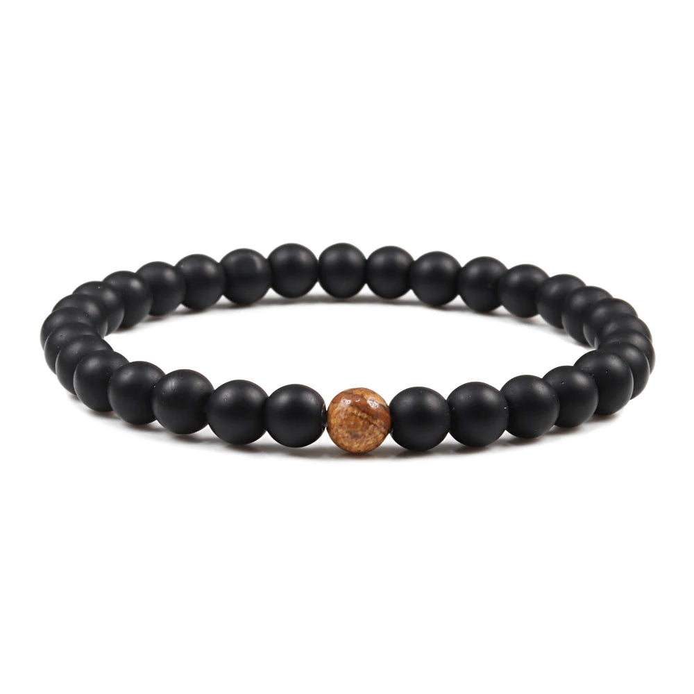 Men's 6mm Stone Bracelet