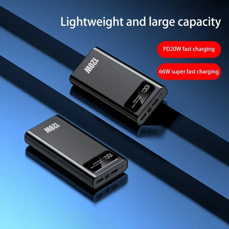 200000mAh Power Bank 120W Super Fast Charging High Capacity