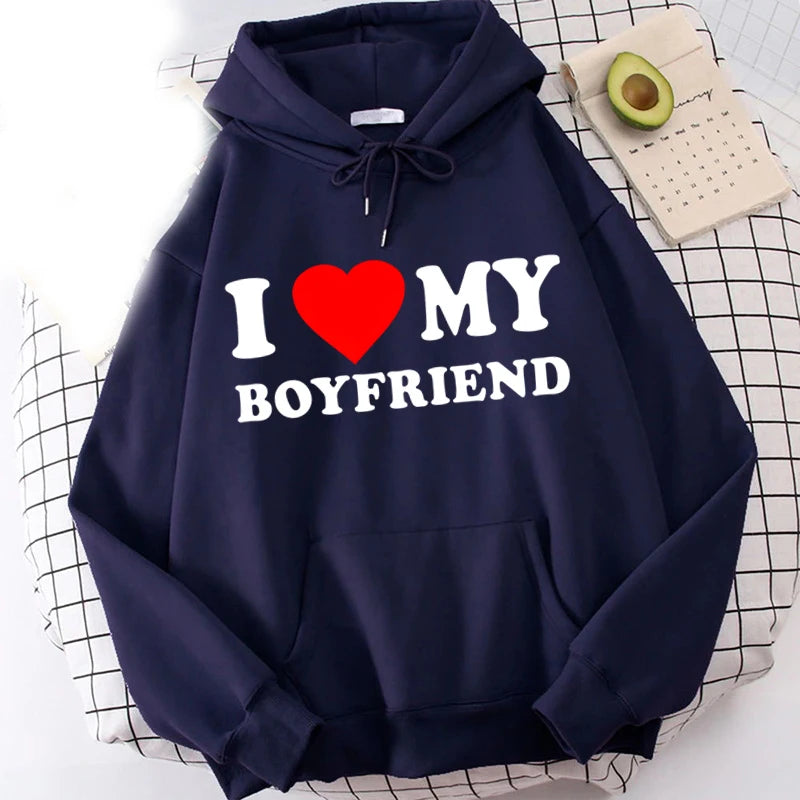 I Love My Boyfriend Women's Hoodie