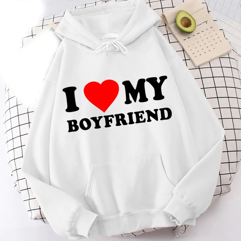 I Love My Boyfriend Women's Hoodie