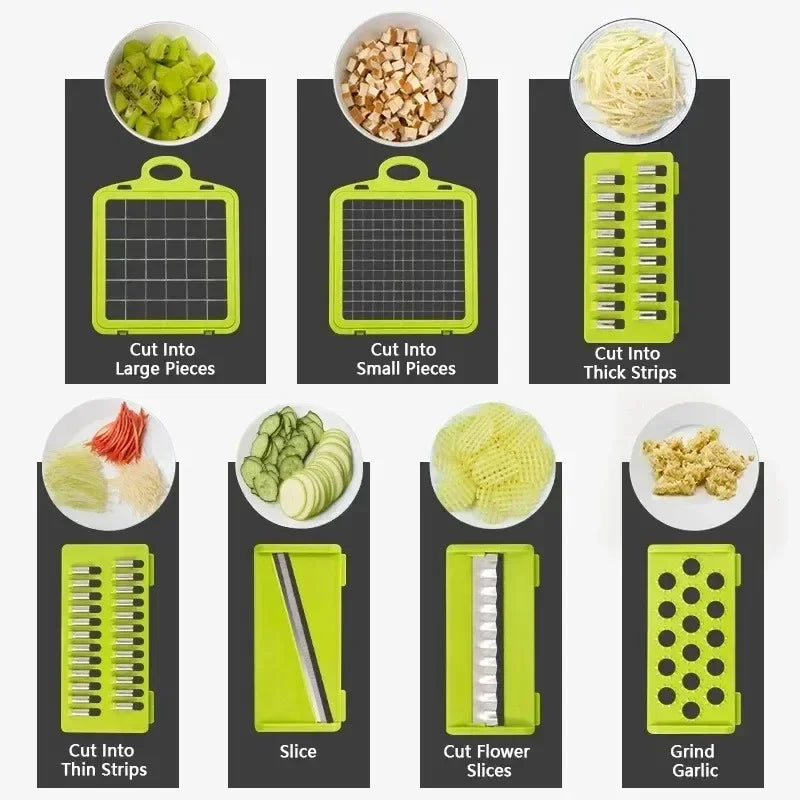 Super Effective 14/16 In 1 Multifunctional Vegetable Chopper