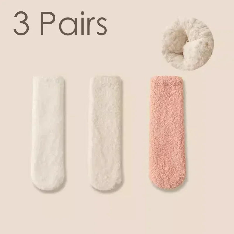 3 Pairs Women's Comfy Socks