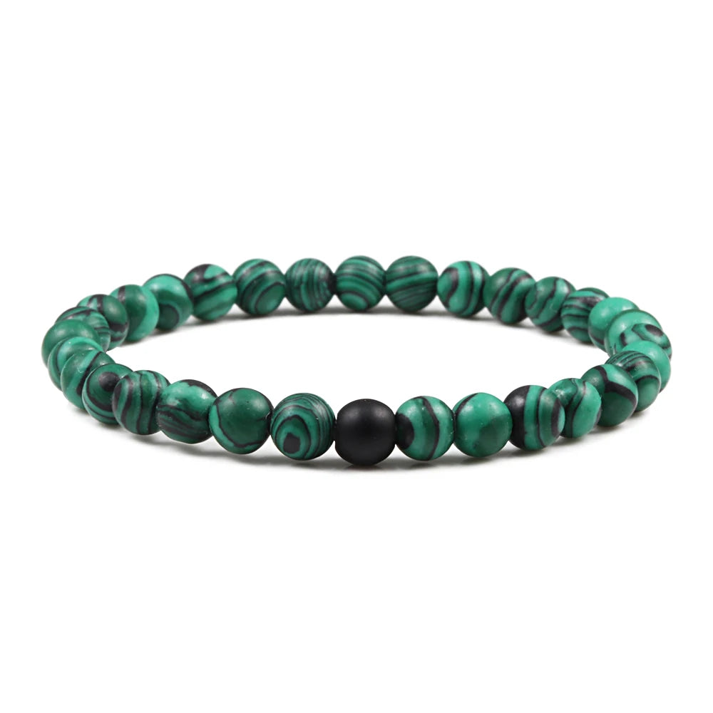 Men's 6mm Stone Bracelet