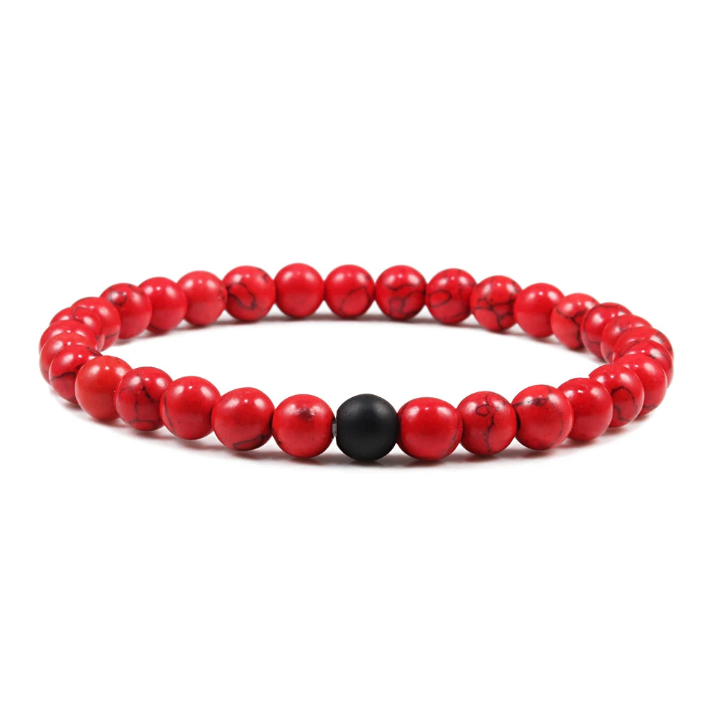 Men's 6mm Stone Bracelet