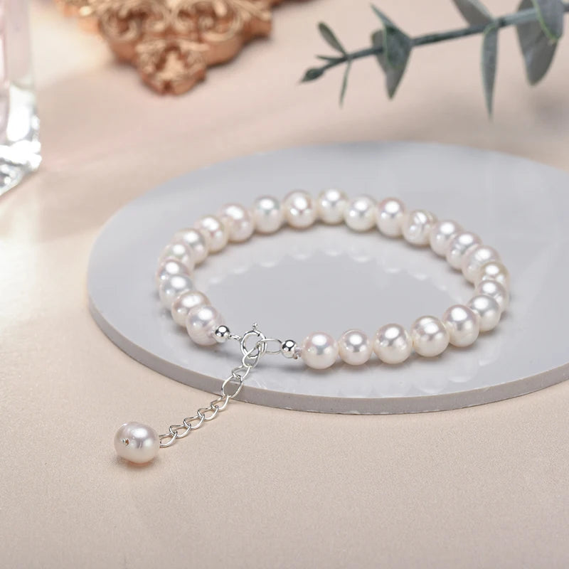 Women's 6-8mm Pearl Bracelet